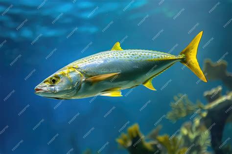  Yellowtail! A Stunning Ocean Predator with Striking Stripes and Remarkable Schooling Behavior